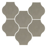 Clay Arabesque 4"x4" Mini Pata Grande Tile - Avente Tile