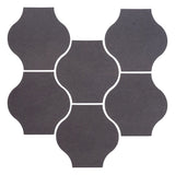 Clay Arabesque 4"x4" Mini Pata Grande Tile - Avente Tile