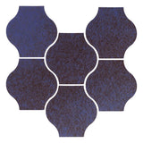 Clay Arabesque 4"x4" Mini Pata Grande Tile - Avente Tile