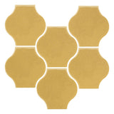 Clay Arabesque 4"x4" Mini Pata Grande Tile - Avente Tile