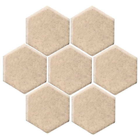 Clay Arabesque 6" Hexagon - Avente Tile