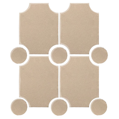 Clay Arabesque Alcazaba Tile 7" x 9" - Avente Tile