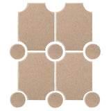 Clay Arabesque Alcazaba Tile 7" x 9" - Avente Tile