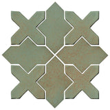 Clay Arabesque Alcazar Tile - Avente Tile