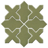 Clay Arabesque Alcazar Tile - Avente Tile