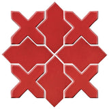Clay Arabesque Alcazar Tile - Avente Tile