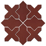 Clay Arabesque Alcazar Tile - Avente Tile