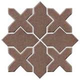 Clay Arabesque Alcazar Tile - Avente Tile