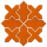 Clay Arabesque Alcazar Tile - Avente Tile