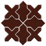 Clay Arabesque Alcazar Tile - Avente Tile