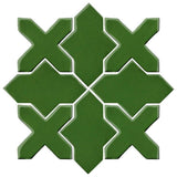 Clay Arabesque Alcazar Tile - Avente Tile