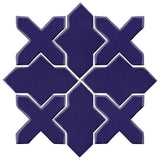 Clay Arabesque Alcazar Tile - Avente Tile