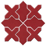 Clay Arabesque Alcazar Tile - Avente Tile