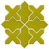 Clay Arabesque Alcazar Tile - Avente Tile