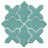 Clay Arabesque Alcazar Tile - Avente Tile