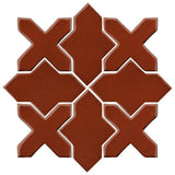 Clay Arabesque Alcazar Tile - Avente Tile