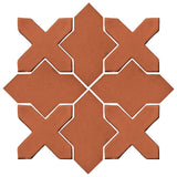 Clay Arabesque Alcazar Tile - Avente Tile