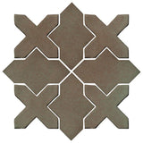 Clay Arabesque Alcazar Tile - Avente Tile