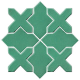 Clay Arabesque Alcazar Tile - Avente Tile