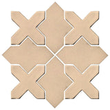 Clay Arabesque Alcazar Tile - Avente Tile