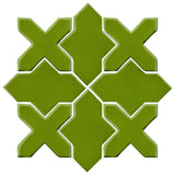Clay Arabesque Alcazar Tile - Avente Tile