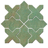 Clay Arabesque Alcazar Tile - Avente Tile