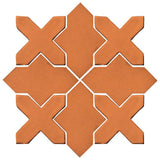 Clay Arabesque Alcazar Tile - Avente Tile