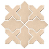 Clay Arabesque Alcazar Tile - Avente Tile