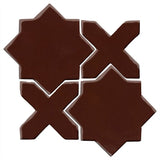 Clay Arabesque Aragon Tile - Avente Tile