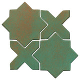 Clay Arabesque Aragon Tile - Avente Tile