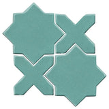 Clay Arabesque Aragon Tile - Avente Tile