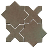Clay Arabesque Aragon Tile - Avente Tile