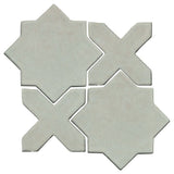 Clay Arabesque Aragon Tile - Avente Tile