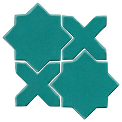 Clay Arabesque Aragon Tile - Avente Tile