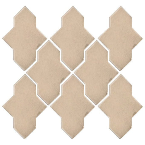 Clay Arabesque Castille Tile - Avente Tile