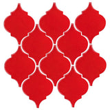 Clay Arabesque Chico Malaga Hand Painted Ceramic Tile - Avente Tile