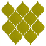 Clay Arabesque Chico Malaga Hand Painted Ceramic Tile - Avente Tile
