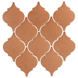 Clay Arabesque Chico Malaga Hand Painted Ceramic Tile - Avente Tile