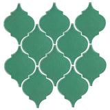 Clay Arabesque Chico Malaga Hand Painted Ceramic Tile - Avente Tile