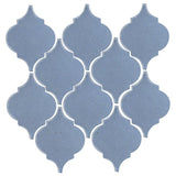 Clay Arabesque Chico Malaga Hand Painted Ceramic Tile - Avente Tile