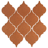 Clay Arabesque Malaga Hand Painted Ceramic Tile - Avente Tile