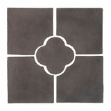 Daisy Deco Rustic Relief Deco Tile 17"x17" - Avente Tile