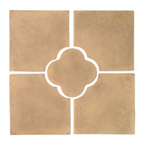 Daisy Deco Rustic Relief Deco Tile 17"x17" - Avente Tile