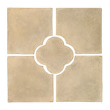 Daisy Deco Rustic Relief Deco Tile 17"x17" - Avente Tile