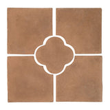 Daisy Deco Rustic Relief Deco Tile 17"x17" - Avente Tile