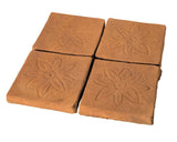 Flower Deco Rustic Relief Deco Tile 5"x5" - Avente Tile