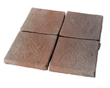 Flower Deco Rustic Relief Deco Tile 5"x5" - Avente Tile
