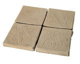 Flower Deco Rustic Relief Deco Tile 5"x5" - Avente Tile