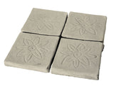 Flower Deco Rustic Relief Deco Tile 5"x5" - Avente Tile