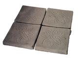 Flower Deco Rustic Relief Deco Tile 5"x5" - Avente Tile